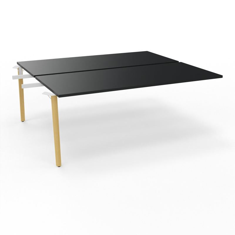 ROBIN T SUI DOUBLE PLT 2X80 X L180 P165 PRE-PERCE OBT 4XPIEDS PLATINE EXTREM HETRE/METAL