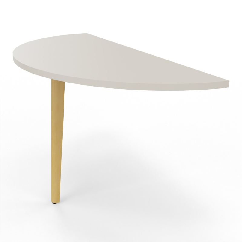 ROBIN DEMI-LUNE L142 P60 PIED PLATINEX1 HETRE/METAL N5 SG MS