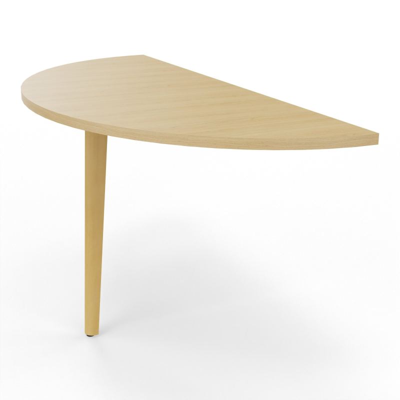 ROBIN DEMI-LUNE L142 P60 PIED PLATINEX1 HETRE/METAL R1 ZC MS