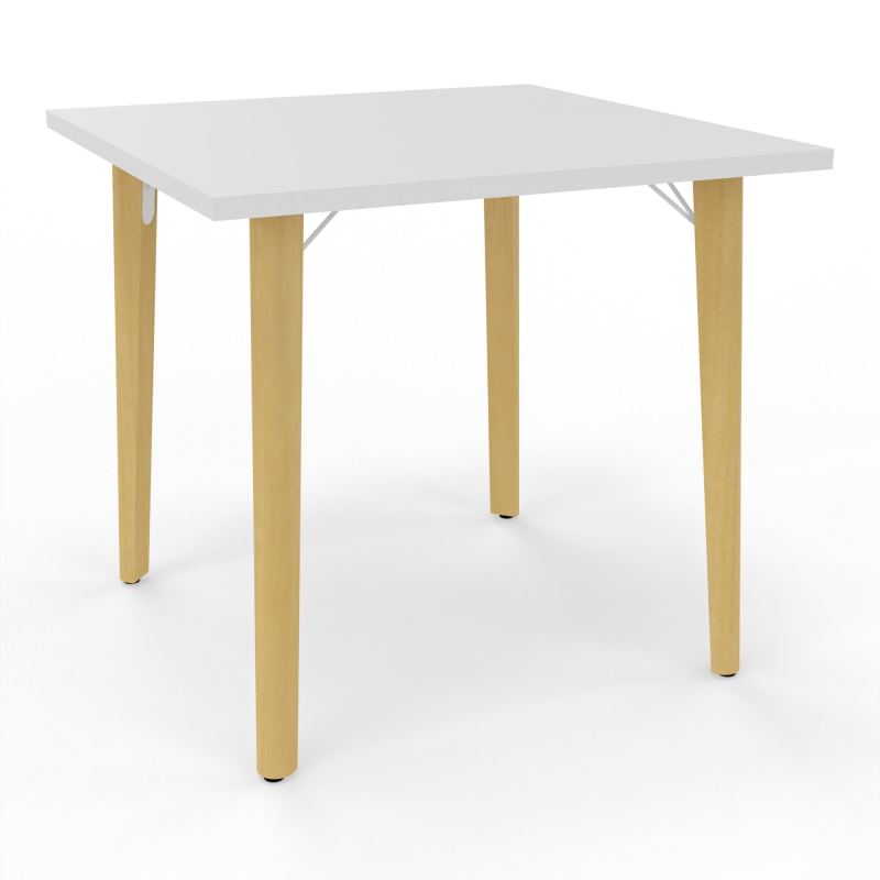 ROBIN TABLE REU H73,5 L80X80CM PRE PERCE OBT AU CENTRE MG SO MS