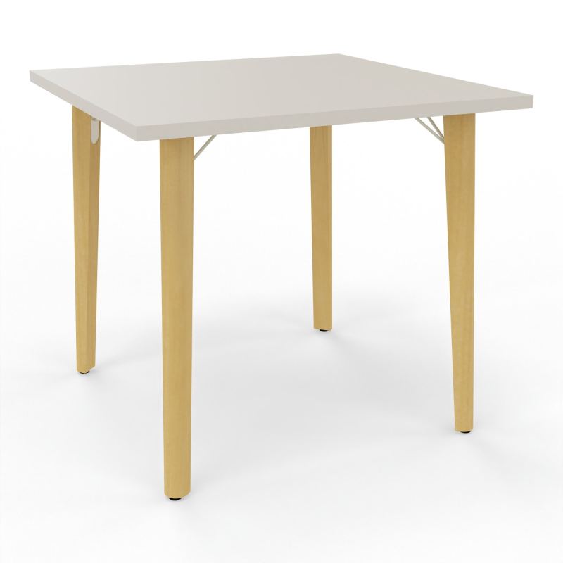 ROBIN TABLE REU H73,5 L80X80CM PRE PERCE OBT AU CENTRE N5 ZC MS