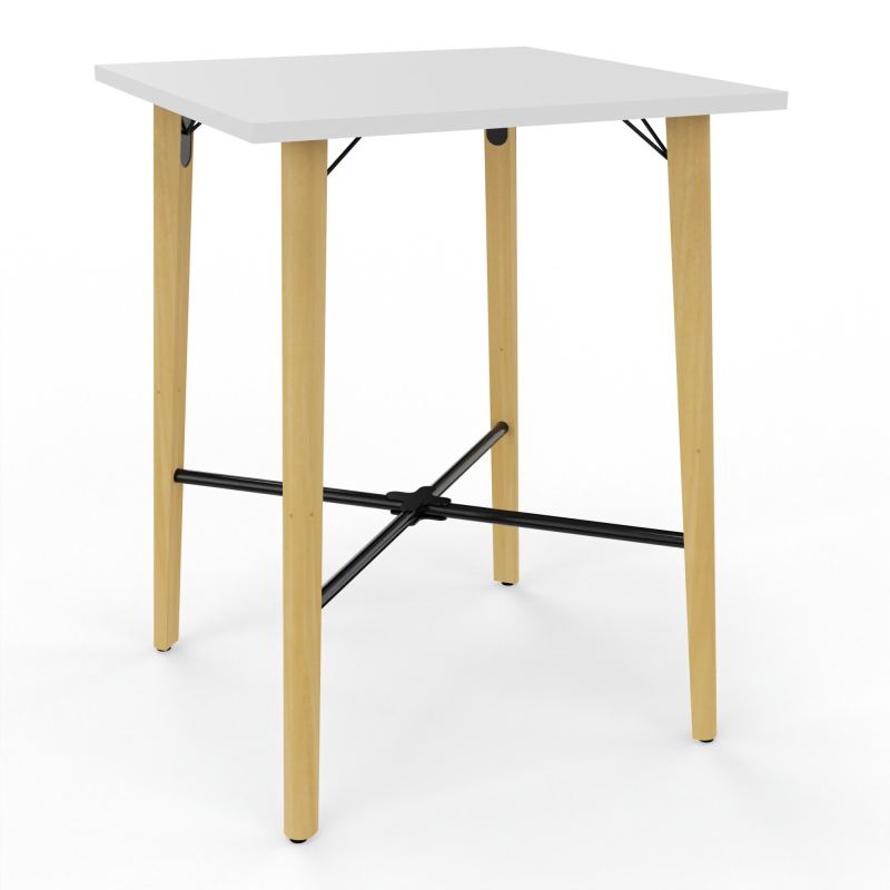 ROBIN TABLE REU.H104,5 L80X80 CM PRE PERCE OBT AU CENTRE MG SG MS