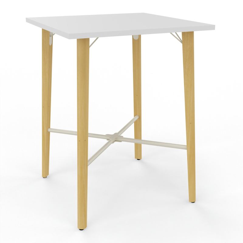 ROBIN TABLE REU.H104,5 L80X80 CM PRE PERCE OBT AU CENTRE MG ZC MS