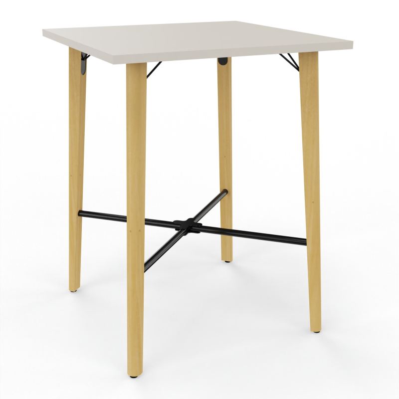 ROBIN TABLE REU.H104,5 L80X80 CM PRE PERCE OBT AU CENTRE N5 SG MS