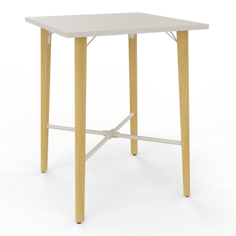 ROBIN TABLE REU.H104,5 L80X80 CM PRE PERCE OBT AU CENTRE N5 ZC MS