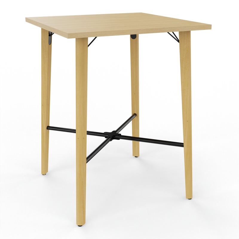 ROBIN TABLE REU.H104,5 L80X80 CM PRE PERCE OBT AU CENTRE R1 SG MS