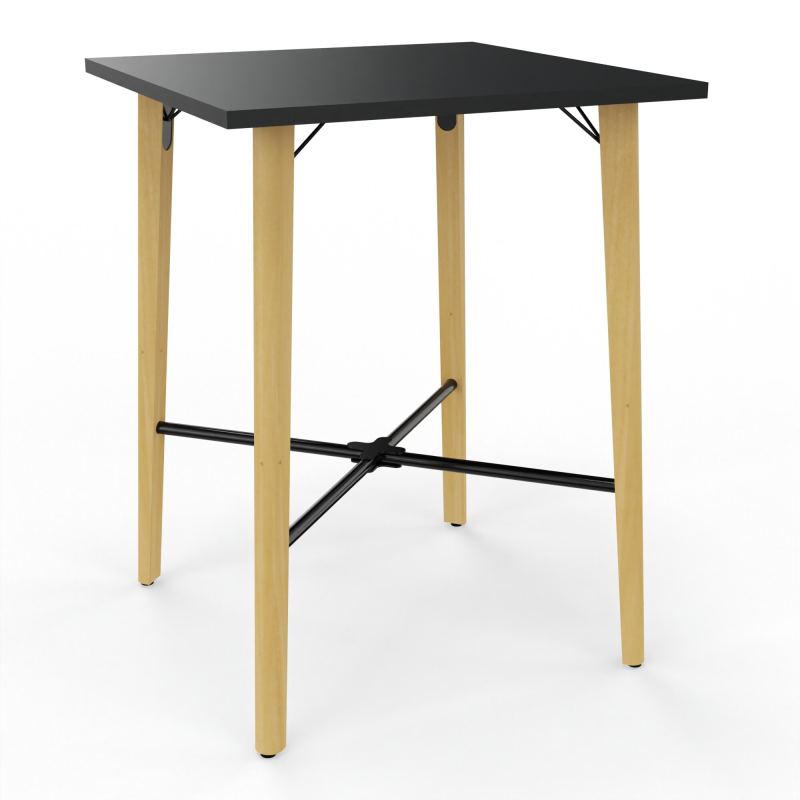 ROBIN TABLE REU.H104,5 L80X80 CM PRE PERCE OBT AU CENTRE R9 SG MS