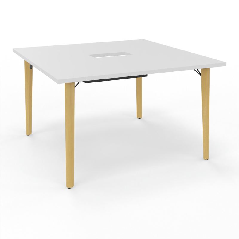 ROBIN TABLE REU. H73,5 L120XP120 PERCE TRAPPE CENTRALE DOUBLE ACCES + GOUL DOUBLE MG SG M