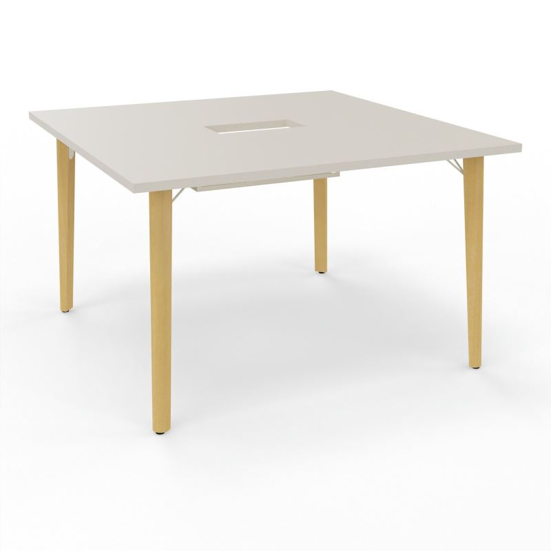 ROBIN TABLE REU. H73,5 L120XP120 PERCE TRAPPE CENTRALE DOUBLE ACCES + GOUL DOUBLE N5 ZC M