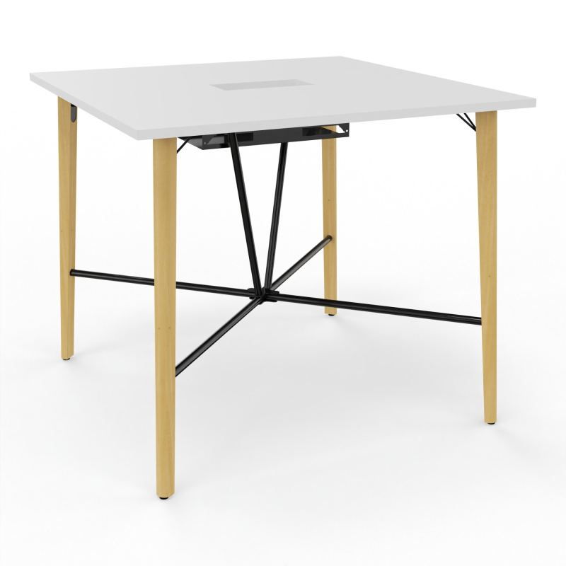 ROBIN TABLE REU. H104,5 L120XP120 PERCE TRAPPE CENTRALE DOUBLE ACCES + GOUL DOUBLE MG SG