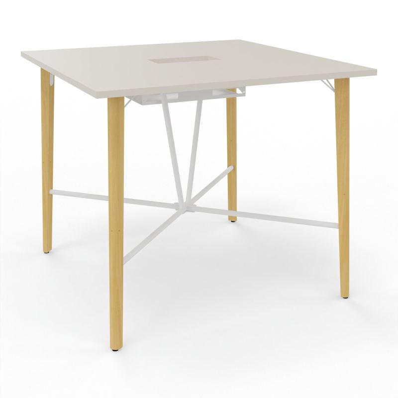 ROBIN TABLE REU. H104,5 L120XP120 PERCE TRAPPE CENTRALE DOUBLE ACCES + GOUL DOUBLE N5 SO
