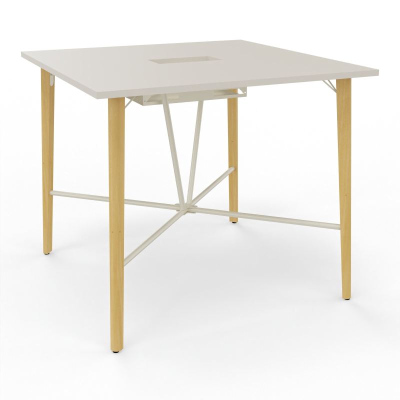 ROBIN TABLE REU. H104,5 L120XP120 PERCE TRAPPE CENTRALE DOUBLE ACCES + GOUL DOUBLE N5 ZC