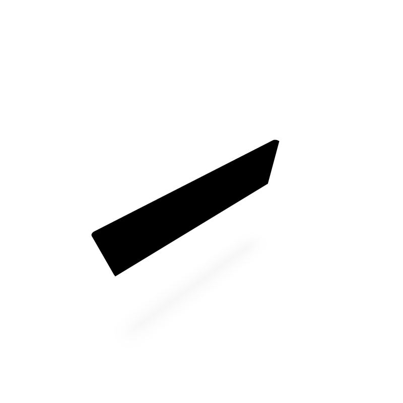 VOILE DE FOND 4LINE POUR TABLE L. 140 CM FINITION SG
