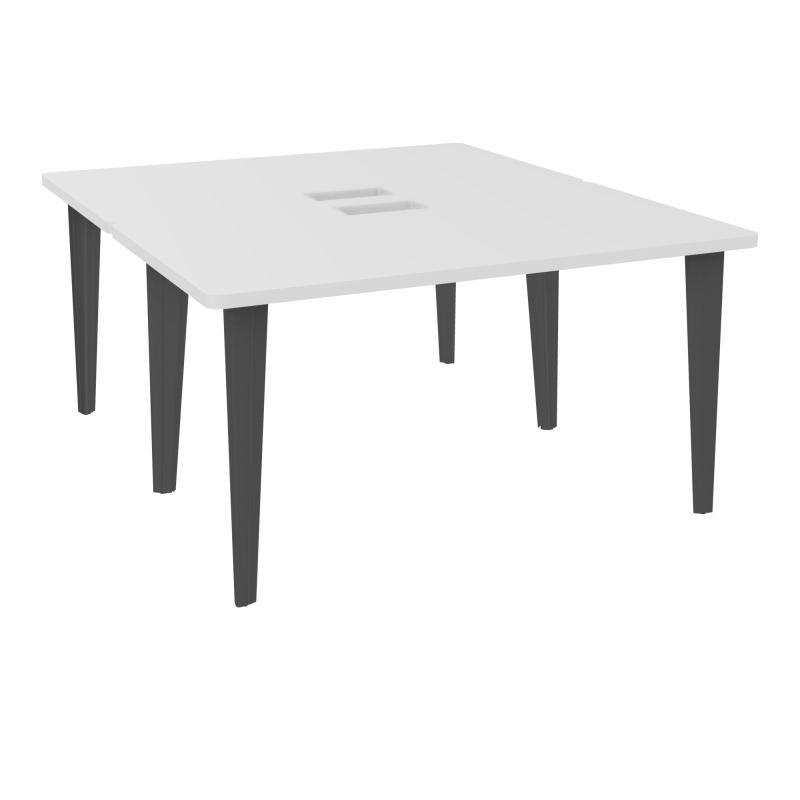 2 BUREAUX RECT L140XP160 PERCES POUR TRAPPE MG SUR PIET FX DONT 2 ELECTRS SC + GOULOTTE M