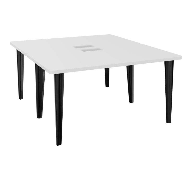2 BUREAUX RECT L140XP160 PERCES POUR TRAPPE MG SUR PIET FX DONT 2 ELECTRS SG + GOULOTTE M
