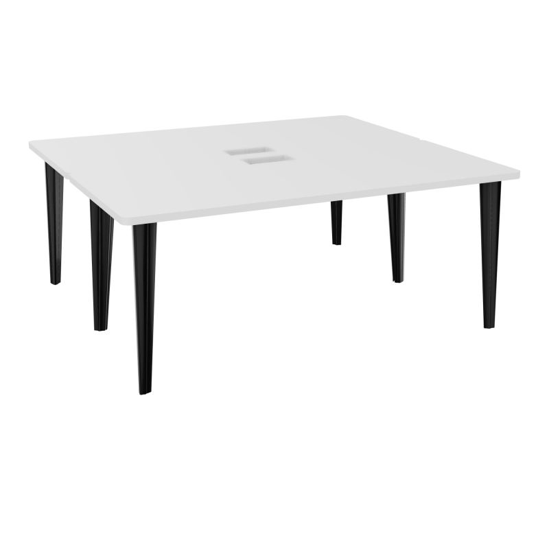 2 BUREAUX RECT L180XP160 PERCES POUR TRAPPE MG SUR PIET FX DONT 2 ELECTRS SG + GOULOTTE M