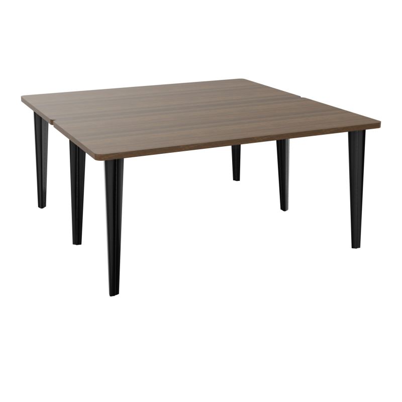 2 BUREAUX RECT L160XP160 PREPERCES  SUR PIET FX  + GOULOTTE N6 SG