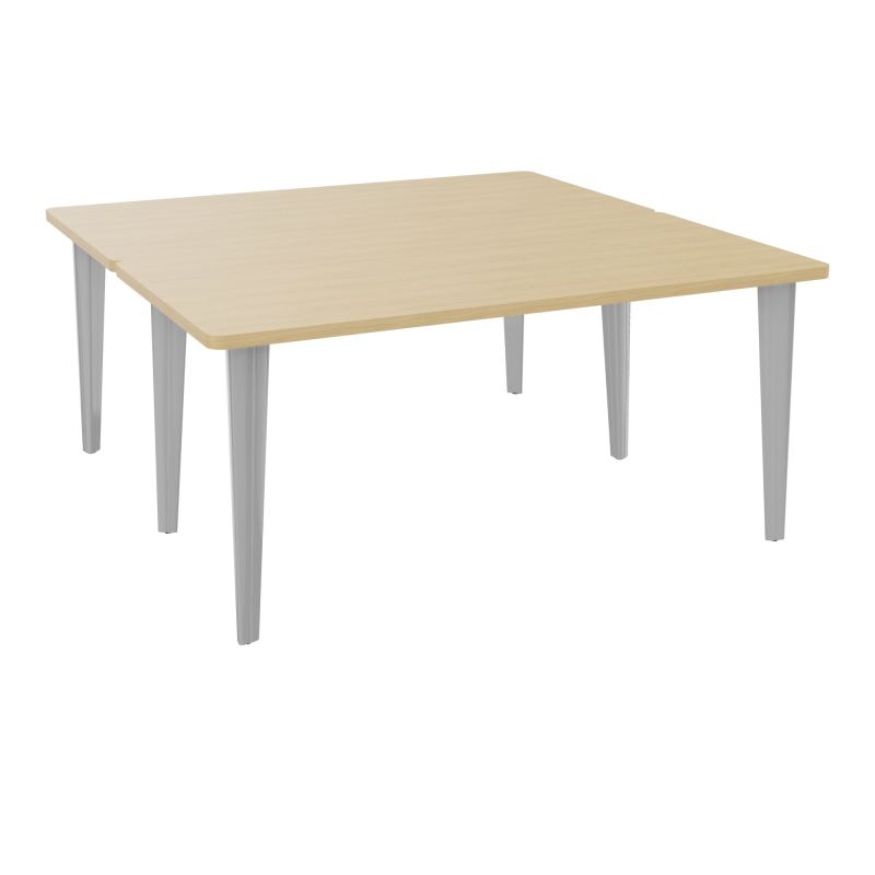 2 BUREAUX RECT L160XP160 PRE PERCES  SUR PIET FX  + GOULOTTE R1 SA