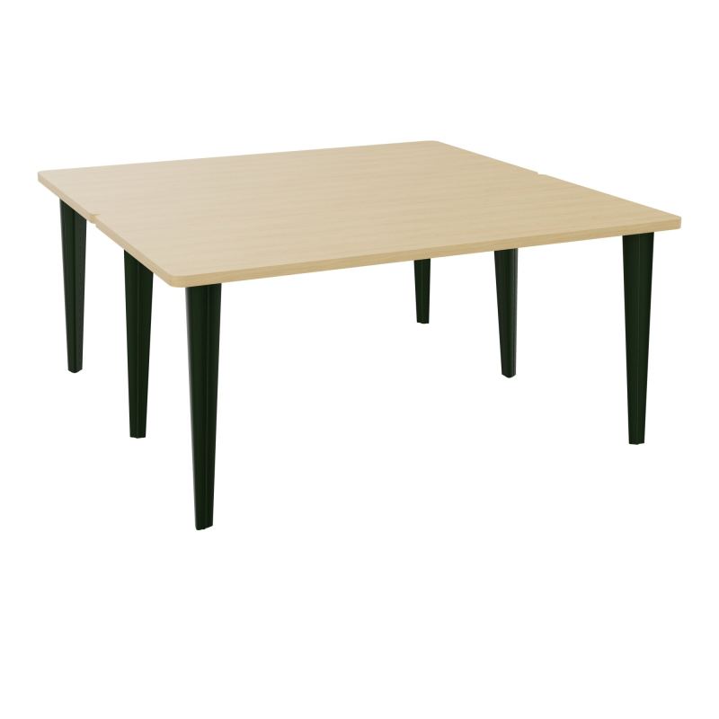 2 BUREAUX RECT L160XP160 PREPERCES  SUR PIET FX  + GOULOTTE R1 ST