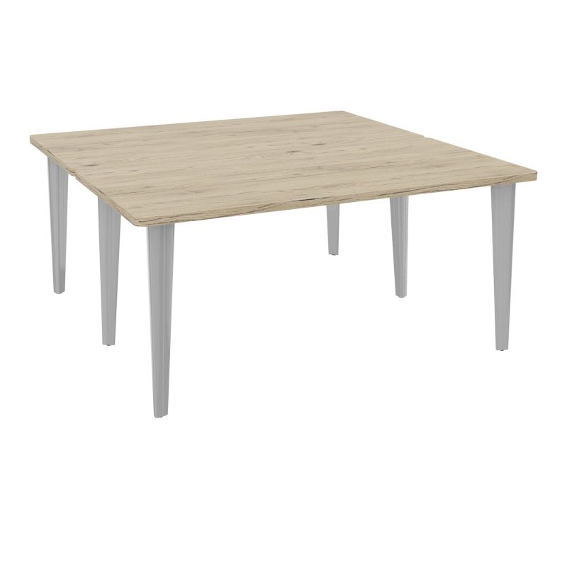 2 BUREAUX RECT L160XP160 PREPERCES  SUR PIET FX  + GOULOTTE R3 SA