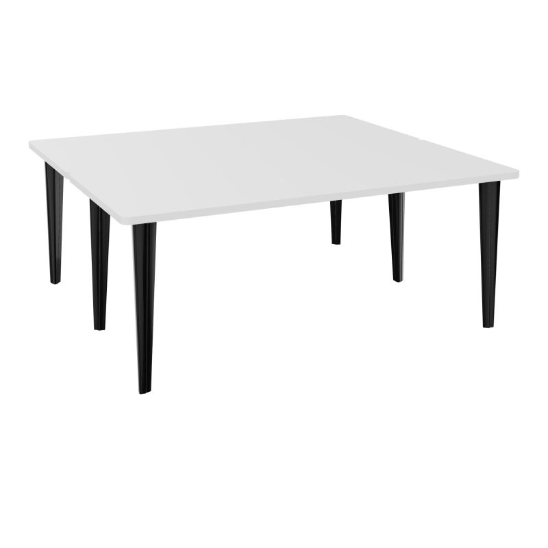 2 BUREAUX RECT L180XP160 PREPERCES MG SUR PIET FX SG + GOULOTTE METAL