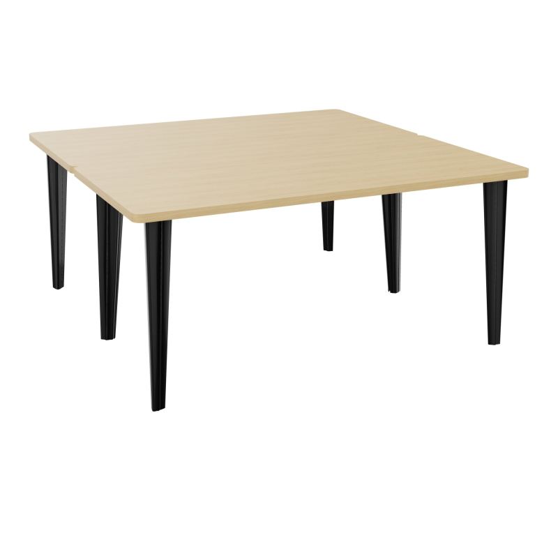 2 BUREAUX RECT L160XP160 PREPERCES  SUR PIET FX DONT 2 ELECTRS  + GOULOTTE R1 SG
