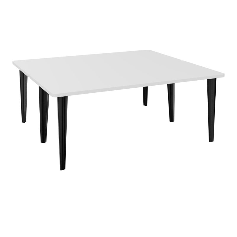 2 BUREAUX RECT L180XP160 PREPERCES MG SUR PIET FX DONT 2 ELECTRS SG + GOULOTTE METAL