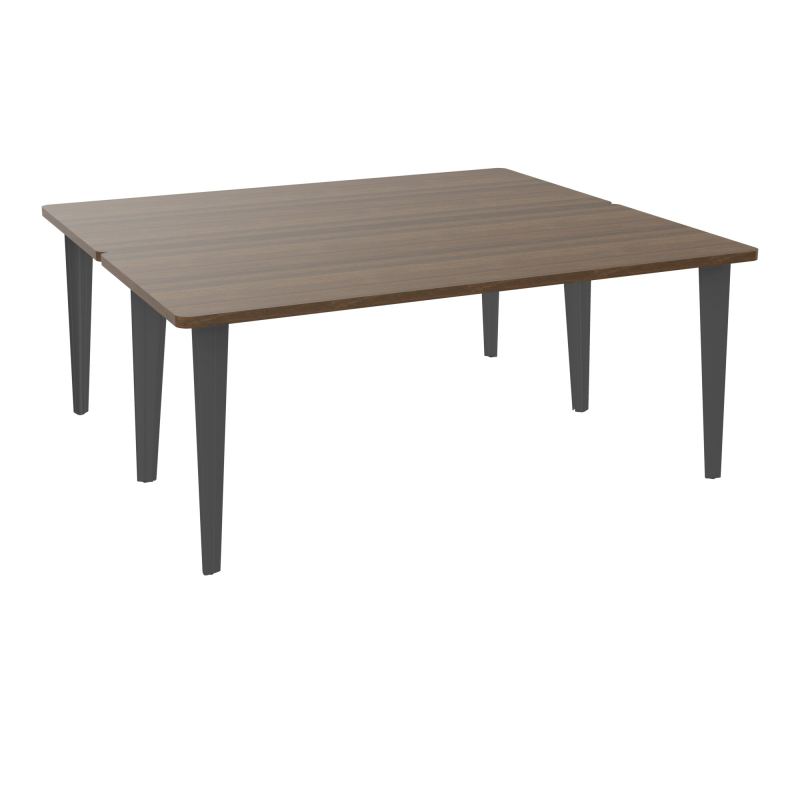 2 BUREAUX RECT L180XP160 PREPERCES  SUR PIET FX DONT 2 ELECTRS  +  GOULOTTE METAL N6 SC