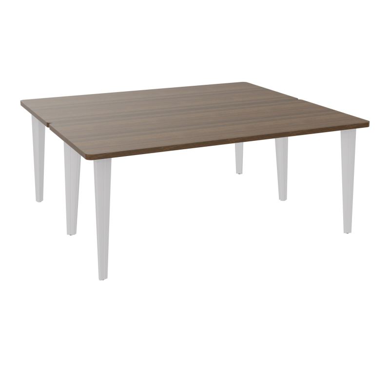 2 BUREAUX RECT L180XP160 PREPERCES  SUR PIET FX DONT 2 ELECTRS  +  GOULOTTE METAL N6 SD