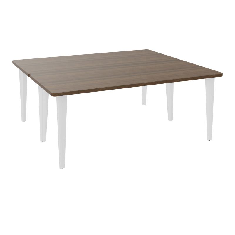 2 BUREAUX RECT L180XP160 PREPERCES  SUR PIET FX DONT 2 ELECTRS  +  GOULOTTE METAL N6 SO