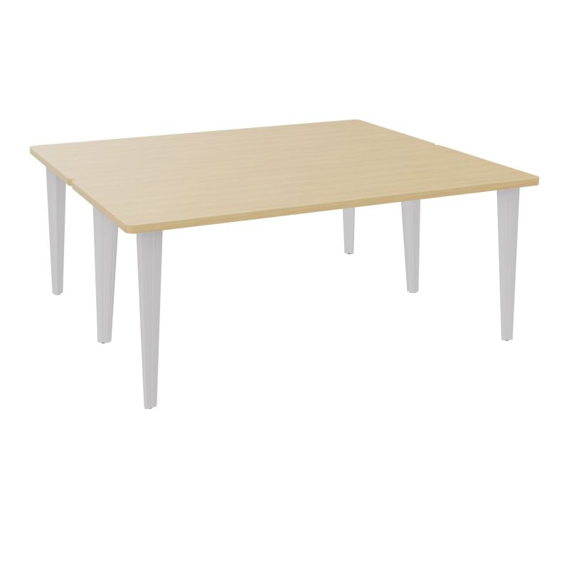 2 BUREAUX RECT L180XP160 PREPERCES  SUR PIET FX DONT 2 ELECTRS  +  GOULOTTE METAL R1 SD
