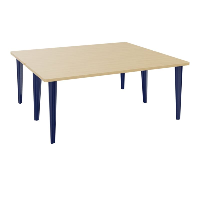 2 BUREAUX RECT L180XP160 PREPERCES  SUR PIET FX DONT 2 ELECTRS  +  GOULOTTE METAL R1 X4