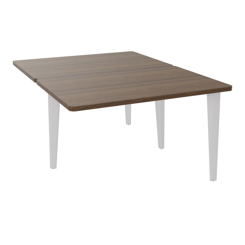 4L BUREAUX PIEDS PARTAGES POLE 2 SUIVANT L120XP160CM PRE PERCE OBT PIED FX N6 SD
