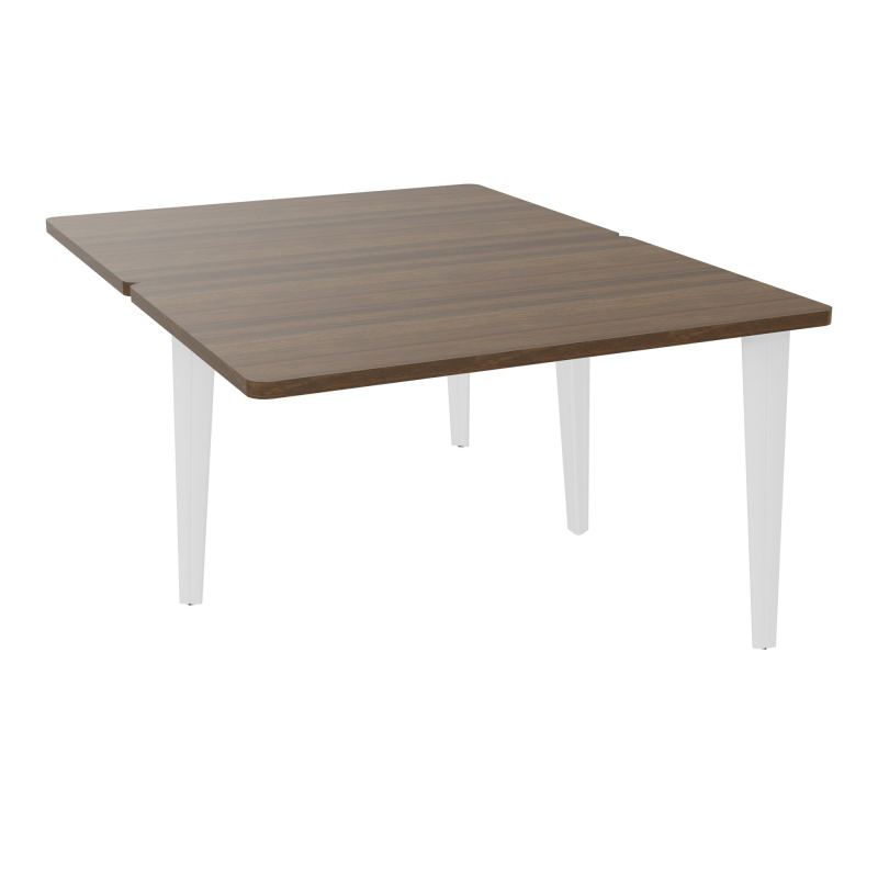 4L BUREAUX PIEDS PARTAGES POLE 2 SUIVANT L120XP160CM PRE PERCE OBT PIED FX N6 SO