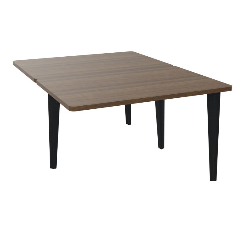 4L BUREAUX PIEDS PARTAGES POLE 2 SUIVANT L120XP160CM PRE PERCE OBT PIED FX N6 ZP