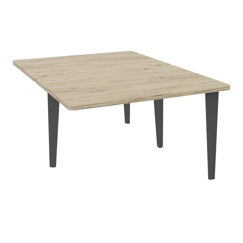 4L BUREAUX PIEDS PARTAGES POLE 2 SUIVANT L120XP160CM PRE PERCE OBT PIED FX R3 SC