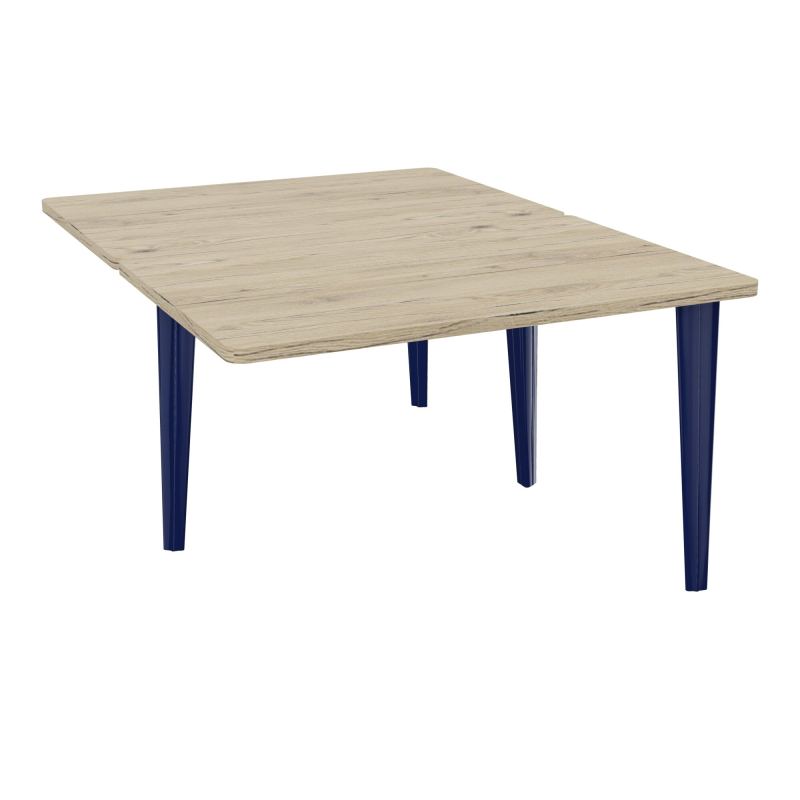4L BUREAUX PIEDS PARTAGES POLE 2 SUIVANT L120XP160CM PRE PERCE OBT PIED FX R3 X4