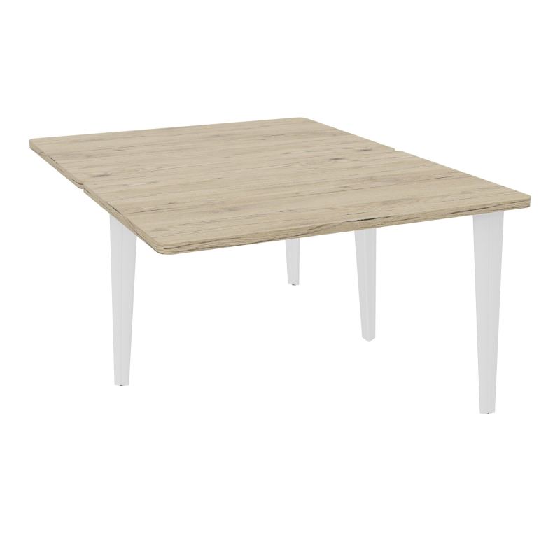 4L BUREAUX PIEDS PARTAGES POLE 2 SUIVANT L120XP160CM PRE PERCE OBT PIED FX R3 ZO
