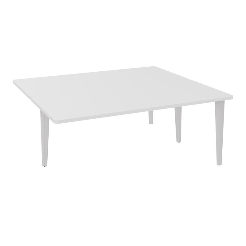 4L BUREAUX PIEDS PARTAGES POLE 2 SUIVANT L180XP160CM PRE PERCE OBT PIED FX MG SD