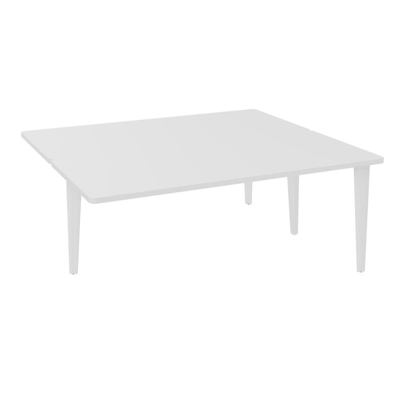 4L BUREAUX PIEDS PARTAGES POLE 2 SUIVANT L180XP160CM PRE PERCE OBT PIED FX MG ZO
