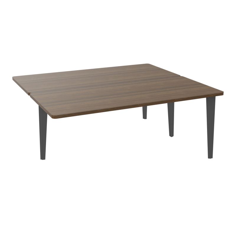 4L BUREAUX PIEDS PARTAGES POLE 2 SUIVANT L180XP160CM PRE PERCE OBT PIED FX N6 SC