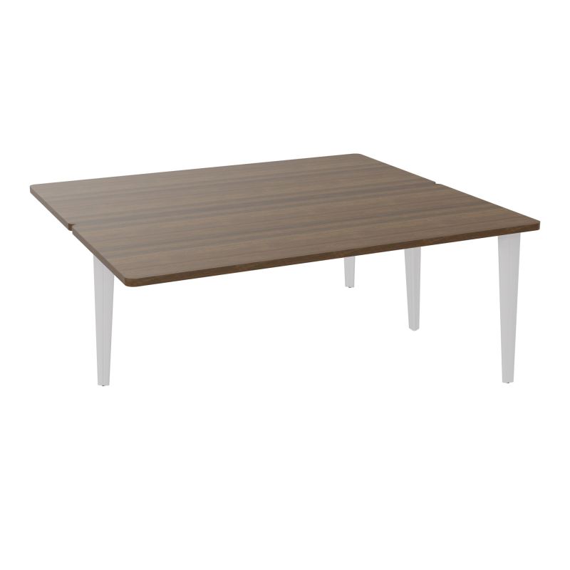 4L BUREAUX PIEDS PARTAGES POLE 2 SUIVANT L180XP160CM PRE PERCE OBT PIED FX N6 SD