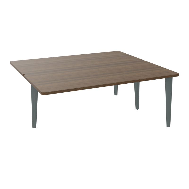 4L BUREAUX PIEDS PARTAGES POLE 2 SUIVANT L180XP160CM PRE PERCE OBT PIED FX N6 SU