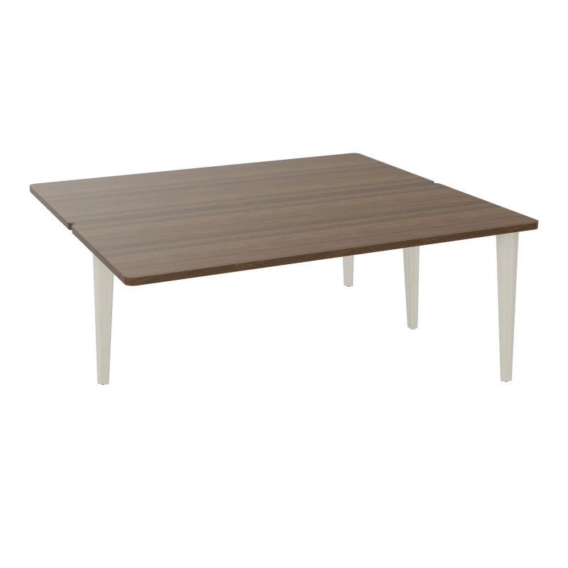 4L BUREAUX PIEDS PARTAGES POLE 2 SUIVANT L180XP160CM PRE PERCE OBT PIED FX N6 ZC