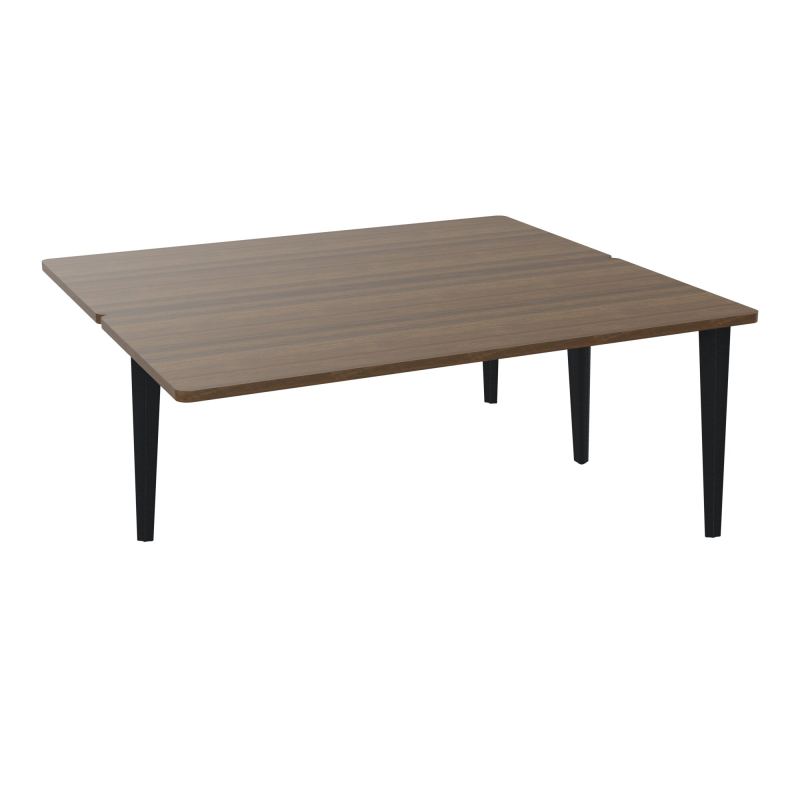 4L BUREAUX PIEDS PARTAGES POLE 2 SUIVANT L180XP160CM PRE PERCE OBT PIED FX N6 ZP