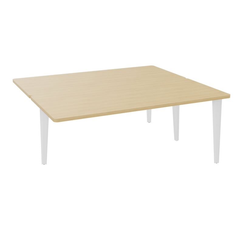 4L BUREAUX PIEDS PARTAGES POLE 2 SUIVANT L180XP160CM PRE PERCE OBT PIED FX R1 ZO