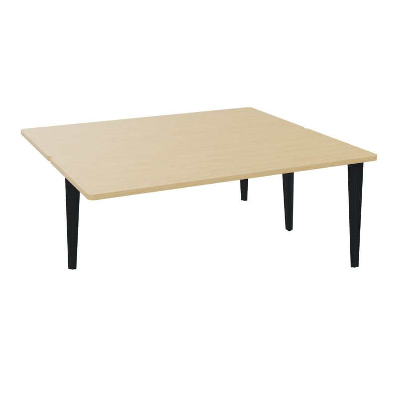4L BUREAUX PIEDS PARTAGES POLE 2 SUIVANT L180XP160CM PRE PERCE OBT PIED FX R1 ZP