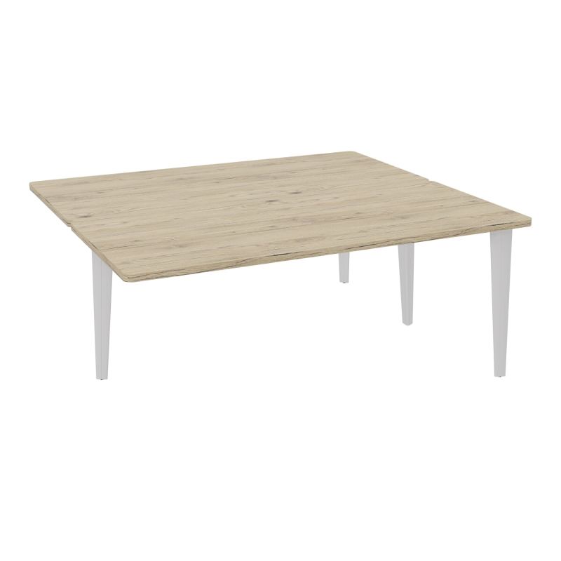 4L BUREAUX PIEDS PARTAGES POLE 2 SUIVANT L180XP160CM PRE PERCE OBT PIED FX R3 SD
