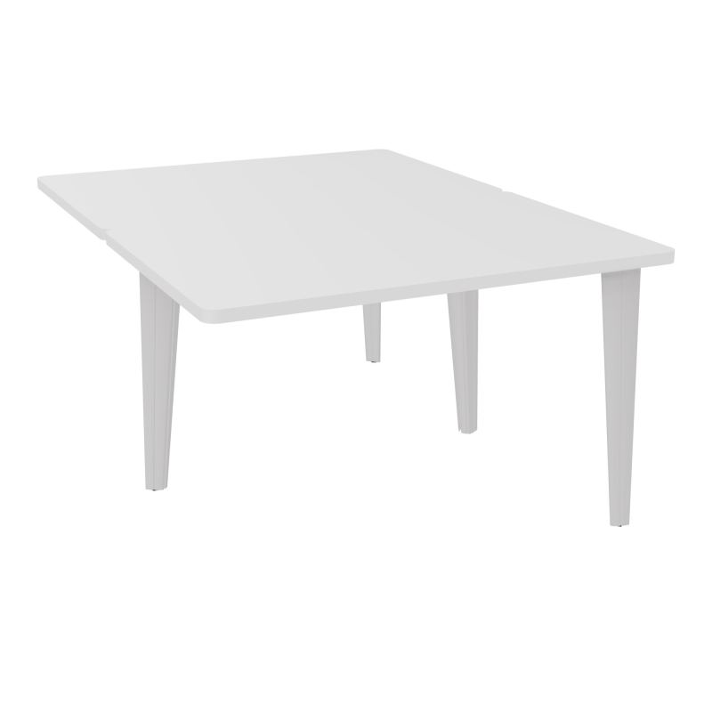 4L BUREAUX PIEDS PARTAGES POLE 2 SUIVANT L120XP160CM PRE PERCE OBT - PIED FX ELECTR MG SD