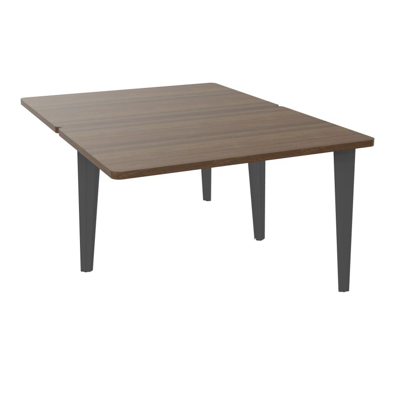 4L BUREAUX PIEDS PARTAGES POLE 2 SUIVANT L120XP160CM PRE PERCE OBT - PIED FX ELECTR N6 SC